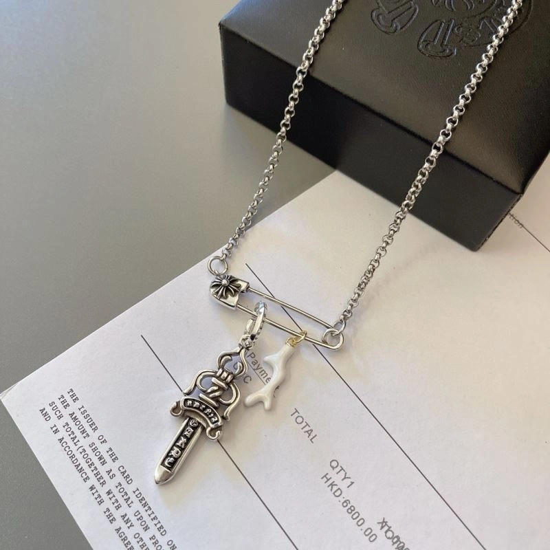 Comfortable Chrome Hearts Necklaces 240690