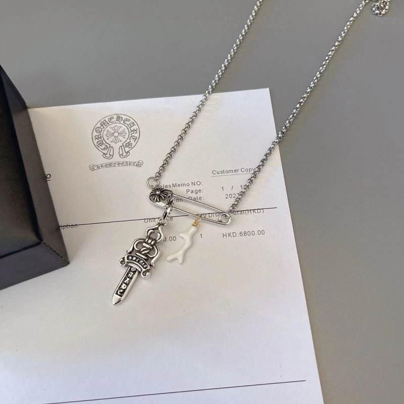Comfortable Chrome Hearts Necklaces 240690