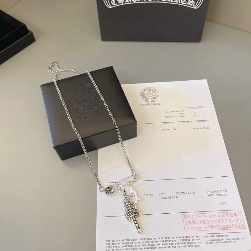 Comfortable Chrome Hearts Necklaces 240690
