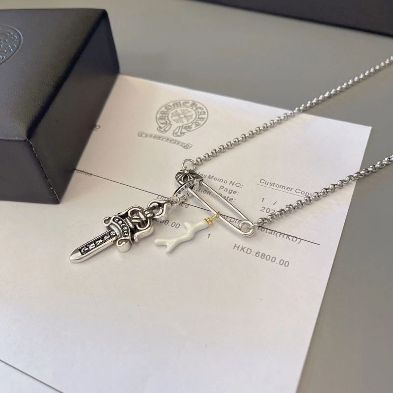 Comfortable Chrome Hearts Necklaces 240690