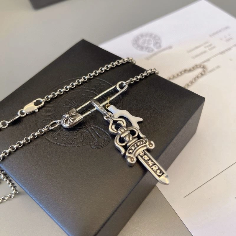 Comfortable Chrome Hearts Necklaces 240690