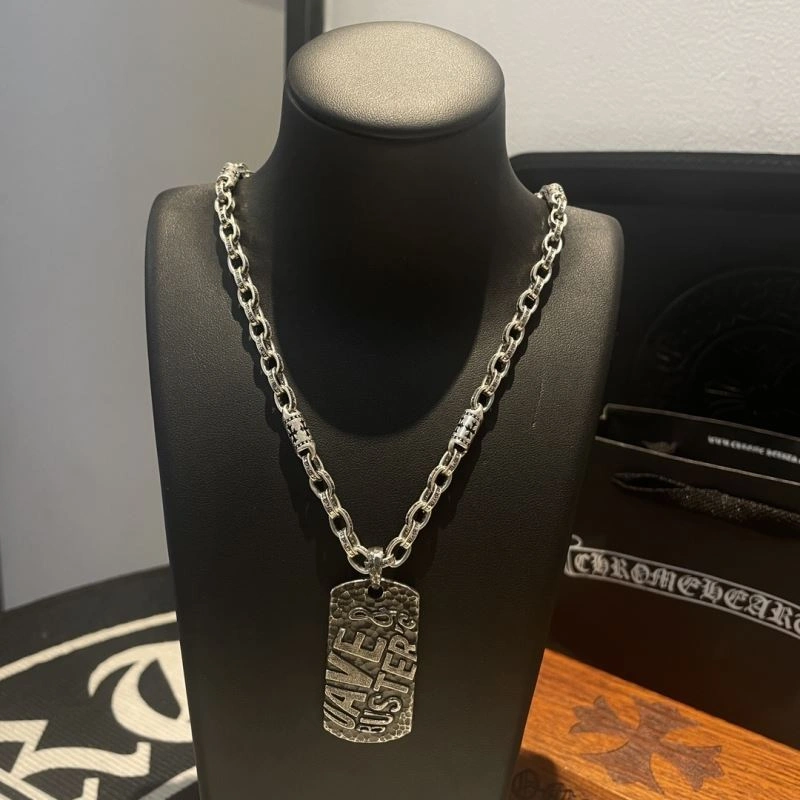 Cozy Chrome Hearts Necklaces 240688