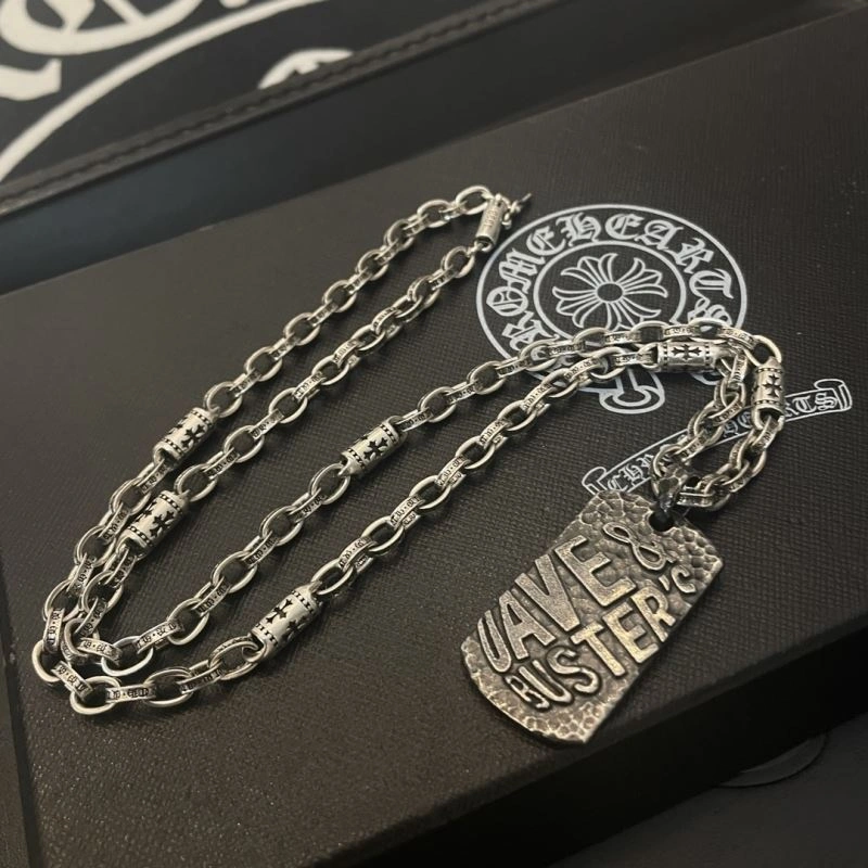 Cozy Chrome Hearts Necklaces 240688