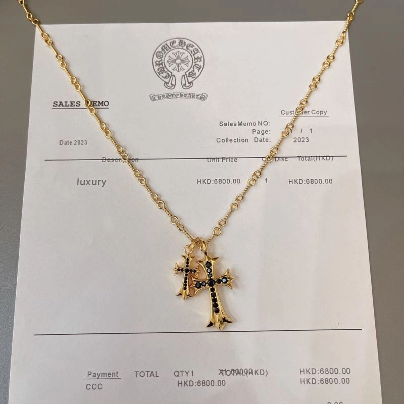 Packable Chrome Hearts Necklaces 240680