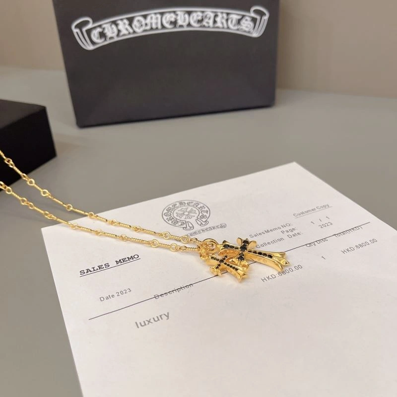 Packable Chrome Hearts Necklaces 240680