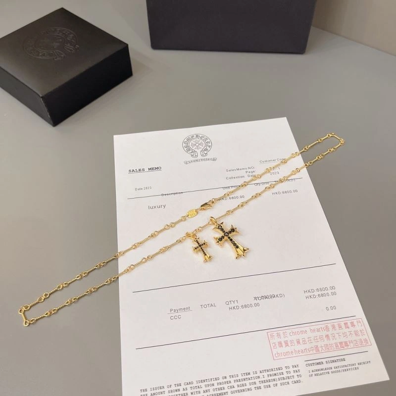 Packable Chrome Hearts Necklaces 240680