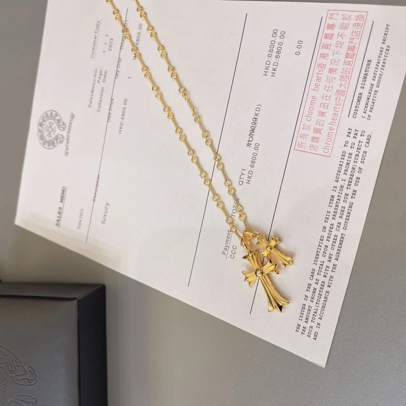 Packable Chrome Hearts Necklaces 240680