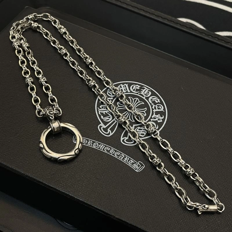Refined Chrome Hearts Necklaces 240640