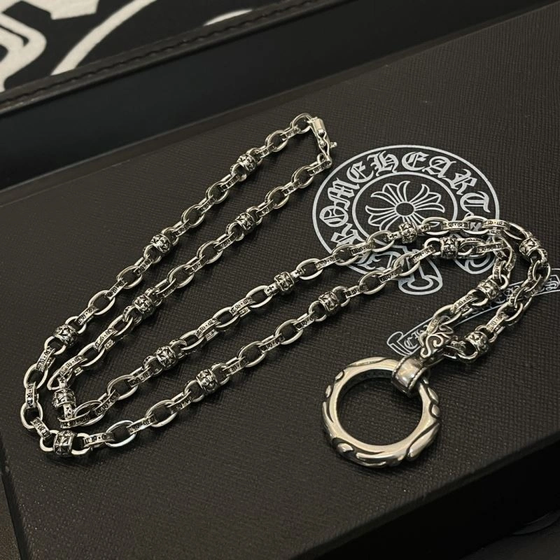 Refined Chrome Hearts Necklaces 240640