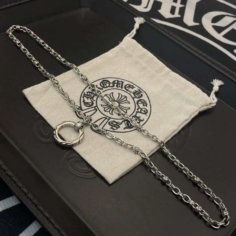 Refined Chrome Hearts Necklaces 240640