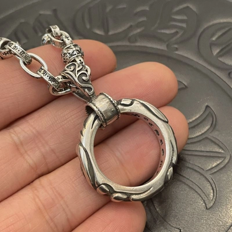 Refined Chrome Hearts Necklaces 240640
