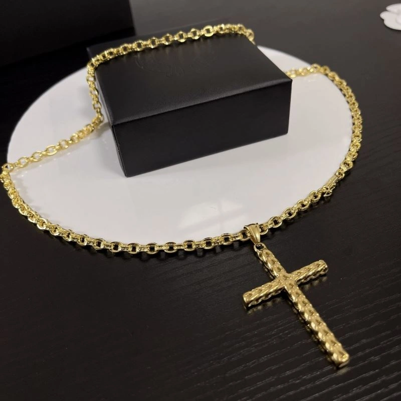 Effortless Chrome Hearts Necklaces 240594