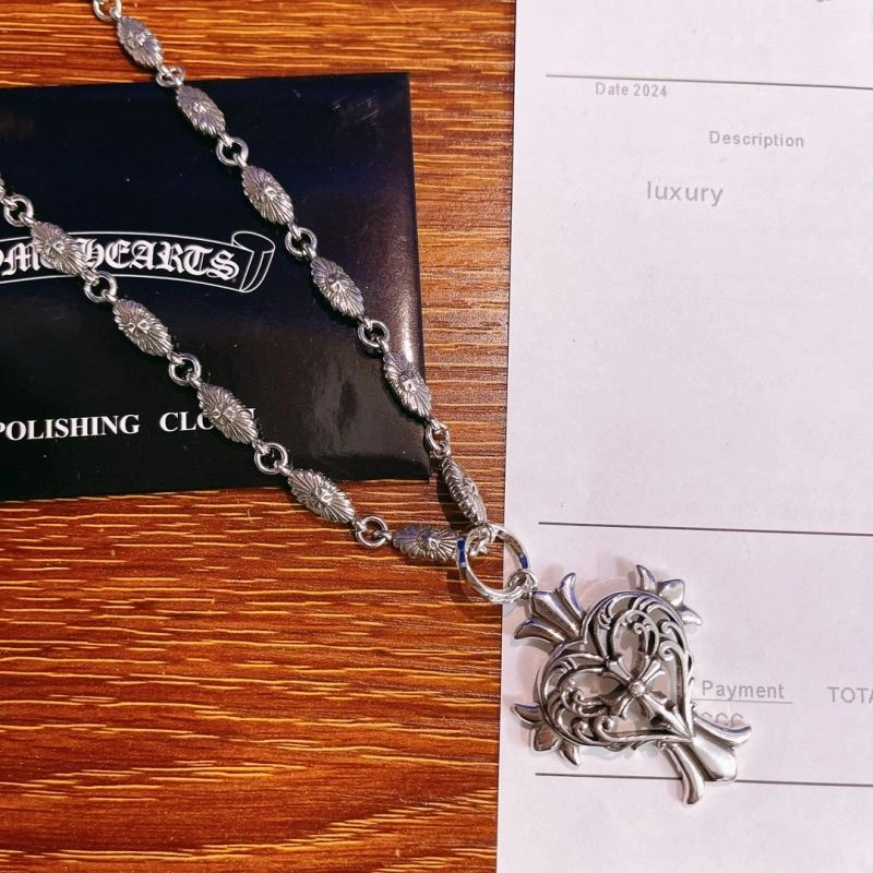 Comfortable Chrome Hearts Necklaces 240579