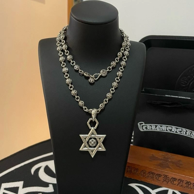Comfortable Chrome Hearts Necklaces 240482
