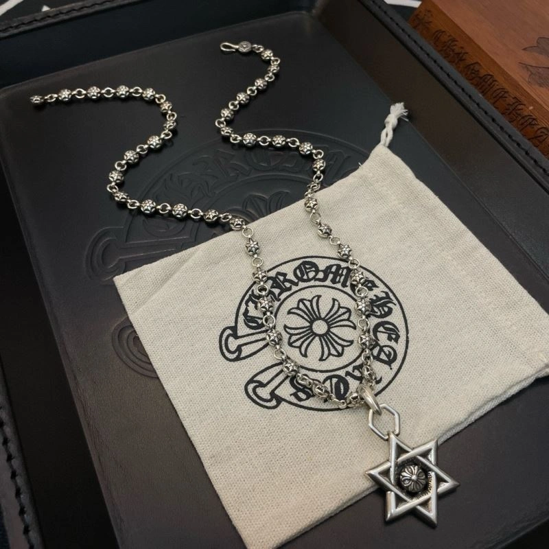 Comfortable Chrome Hearts Necklaces 240482