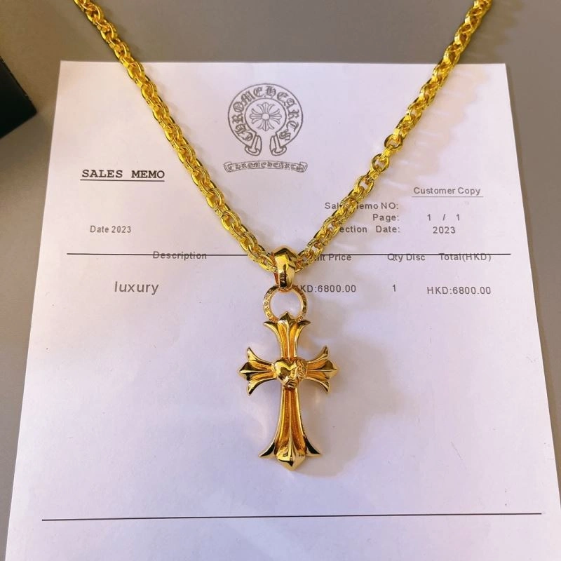 WaterResistant Chrome Hearts Necklaces 240448