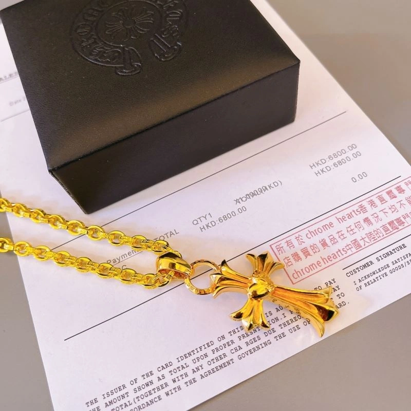 WaterResistant Chrome Hearts Necklaces 240448