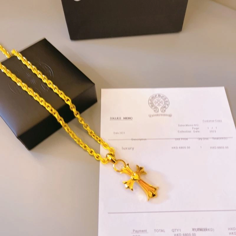 WaterResistant Chrome Hearts Necklaces 240448