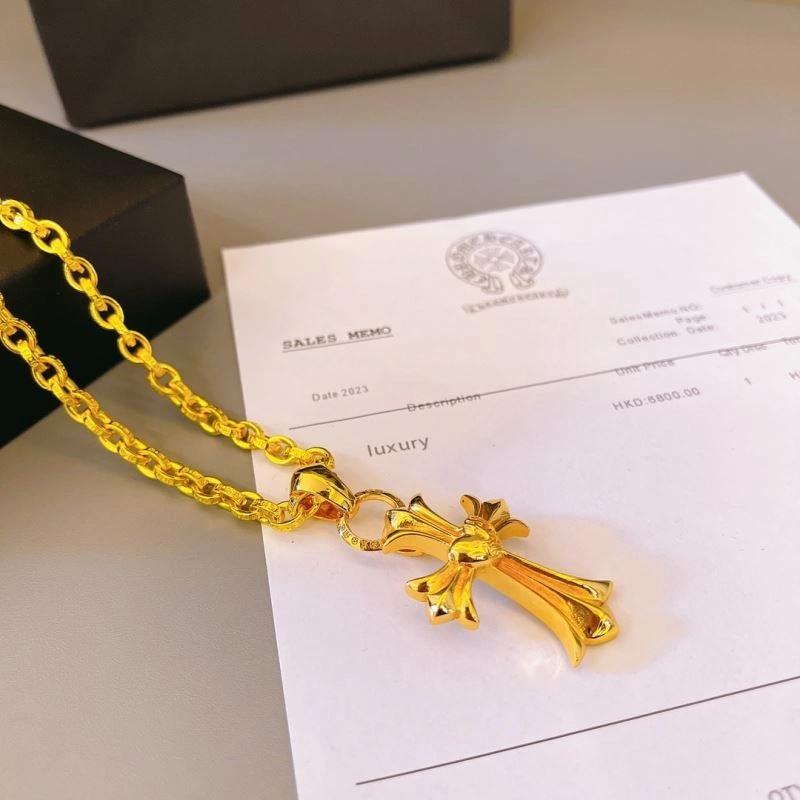 WaterResistant Chrome Hearts Necklaces 240448