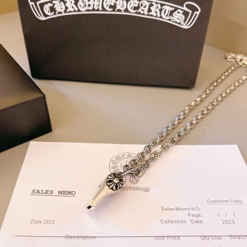 Neat Chrome Hearts Necklaces 240455