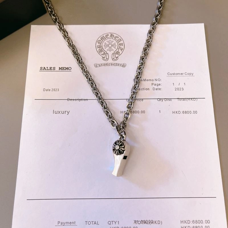 Neat Chrome Hearts Necklaces 240455