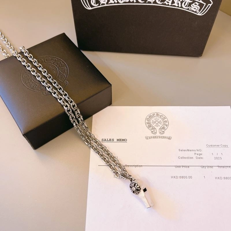 Neat Chrome Hearts Necklaces 240455