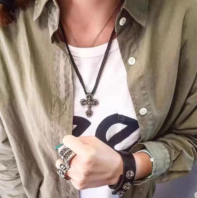 Soft Chrome Hearts Necklaces 240415