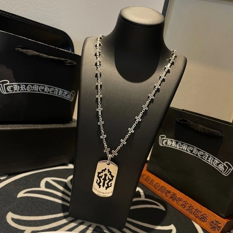 Comfortable Chrome Hearts Necklaces 240092