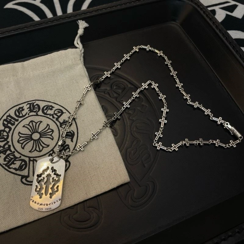Comfortable Chrome Hearts Necklaces 240092