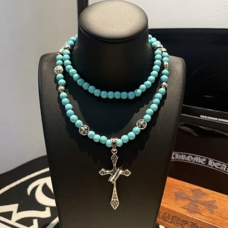 Seasonal Chrome Hearts Necklaces 239604