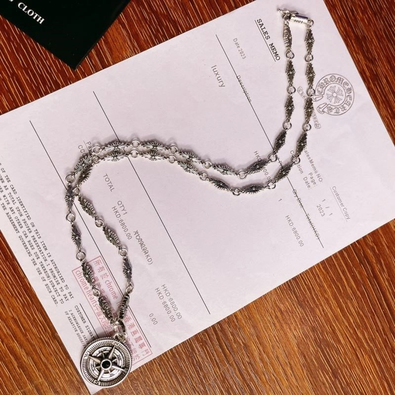 Seasonal Chrome Hearts Necklaces 239533