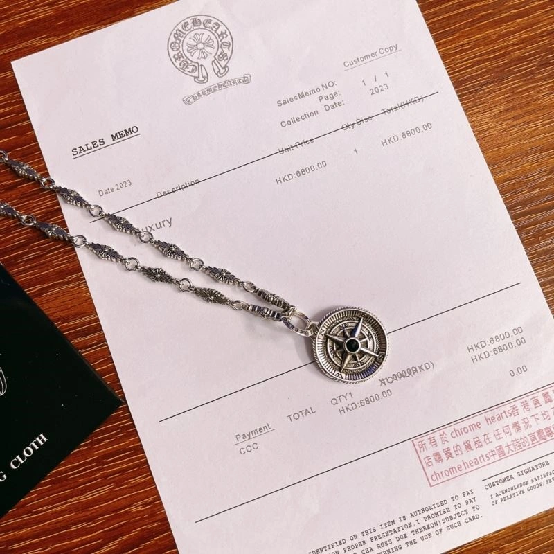 Seasonal Chrome Hearts Necklaces 239533