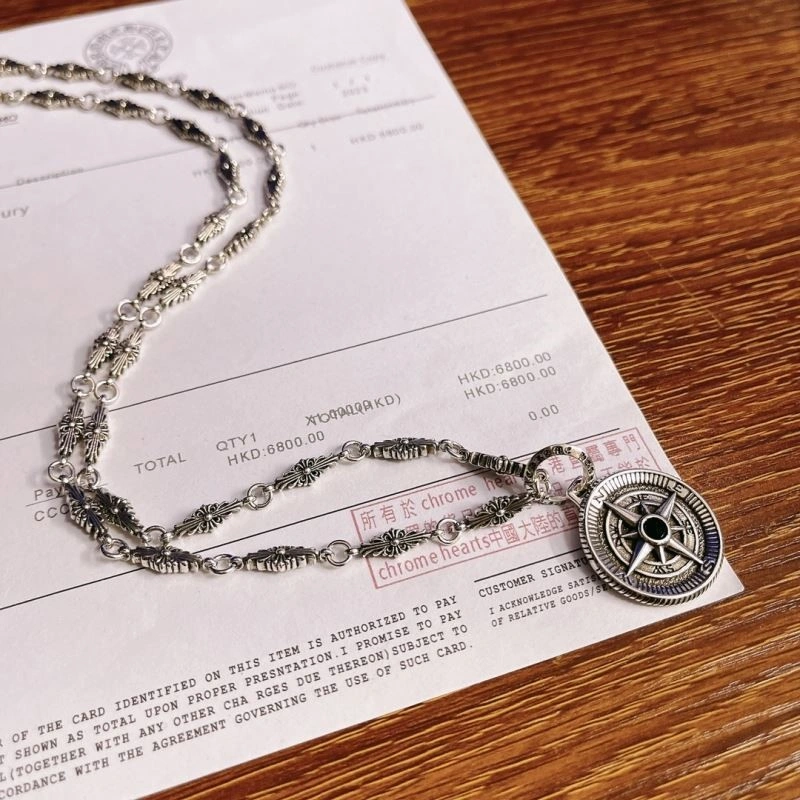 Seasonal Chrome Hearts Necklaces 239533