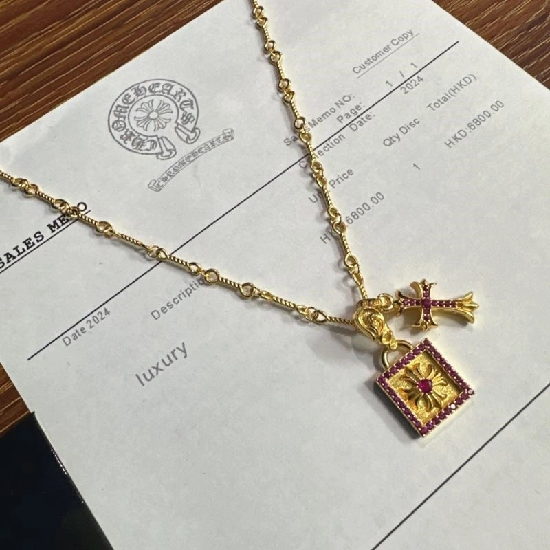 Neat Chrome Hearts Necklaces 239478