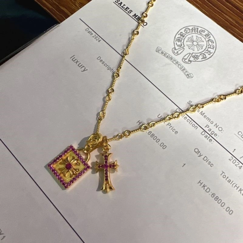 Neat Chrome Hearts Necklaces 239478
