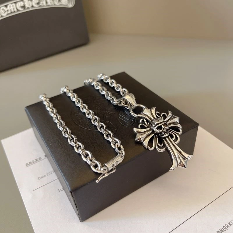 Refined Chrome Hearts Necklaces 239407