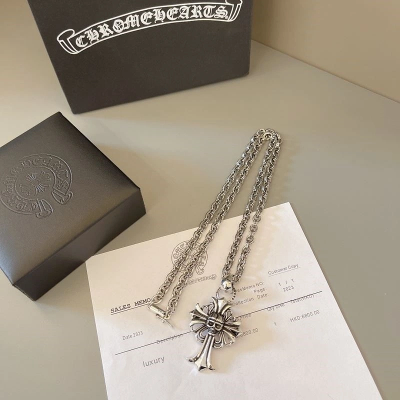 Refined Chrome Hearts Necklaces 239407