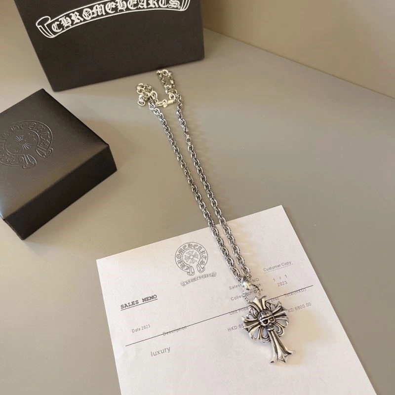 Refined Chrome Hearts Necklaces 239407
