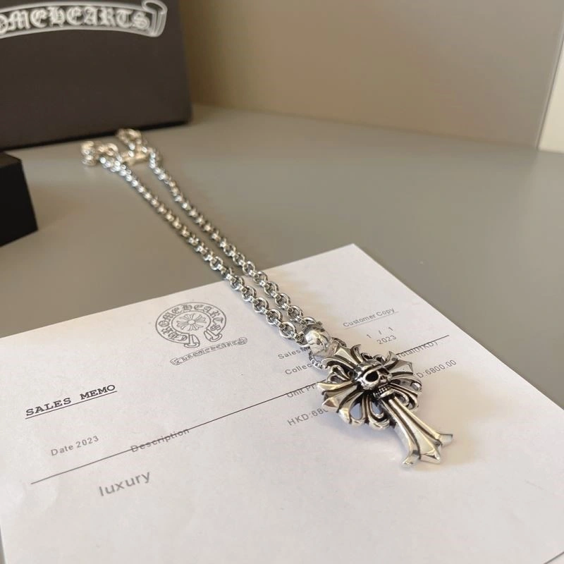 Refined Chrome Hearts Necklaces 239407