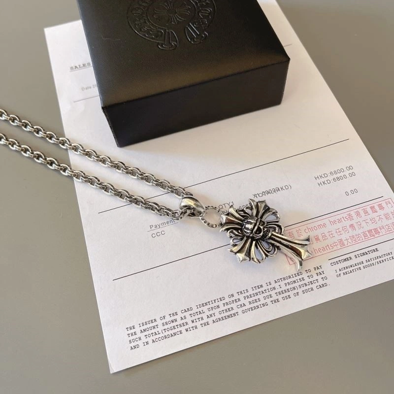 Refined Chrome Hearts Necklaces 239407