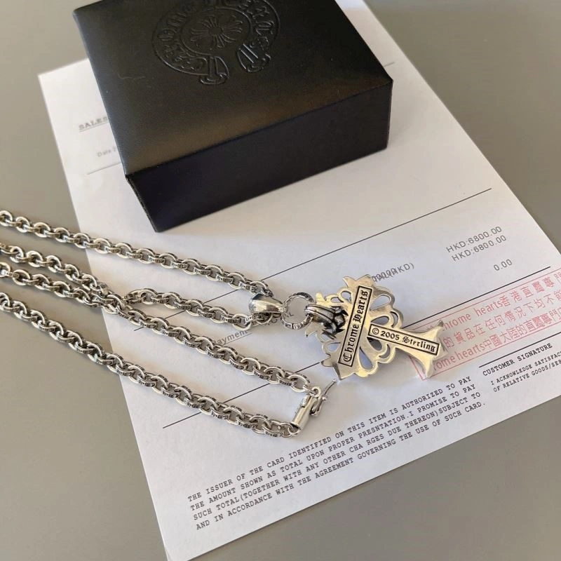 Refined Chrome Hearts Necklaces 239407