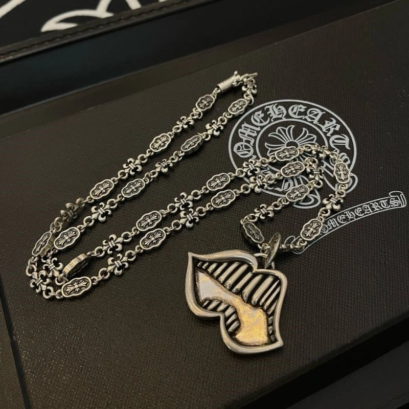 SmoothTexture Chrome Hearts Necklaces 239358