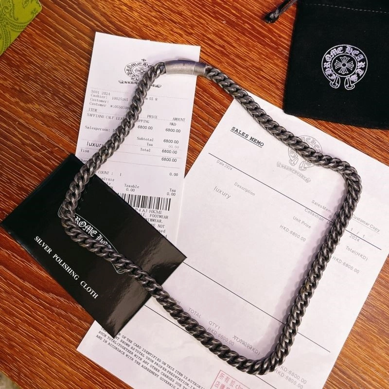Bold Chrome Hearts Necklaces 239365