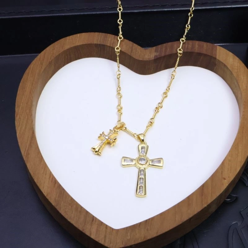 Effortless Chrome Hearts Necklaces 239243