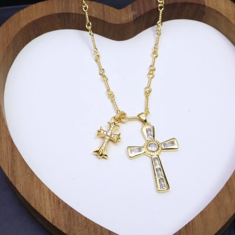 Effortless Chrome Hearts Necklaces 239243
