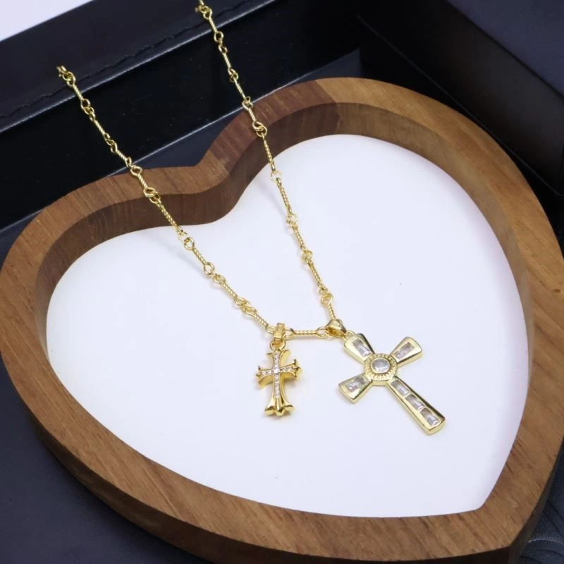 Effortless Chrome Hearts Necklaces 239243