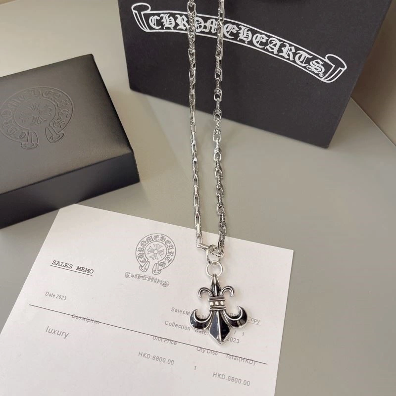 Compact Chrome Hearts Necklaces 238734