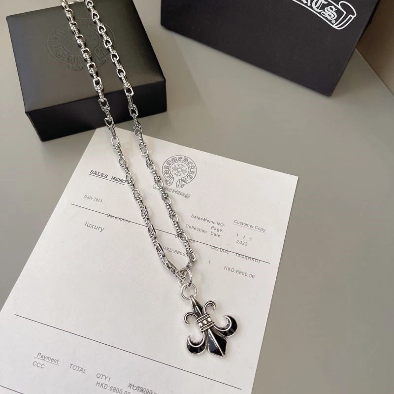 Compact Chrome Hearts Necklaces 238734