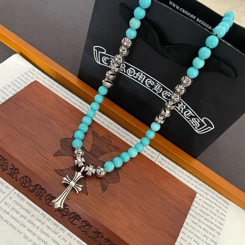 WaterResistant Chrome Hearts Necklaces 238718