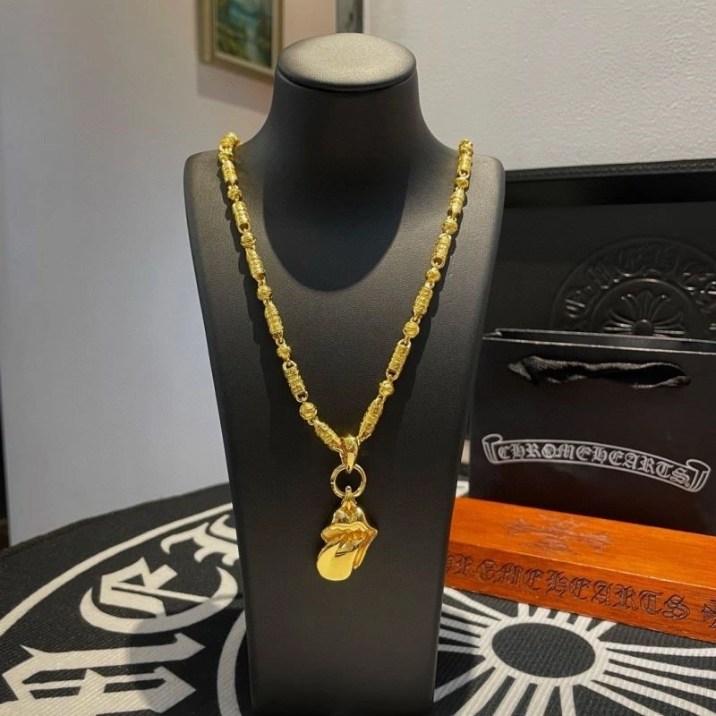 WaterResistant Chrome Hearts Necklaces 238649